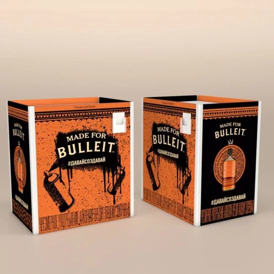 Паллетная конструкция Diageo (Bulleit)